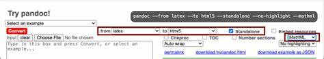 MathML with Pandoc