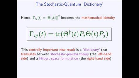 A New Formulation of Quantum Theory [video]