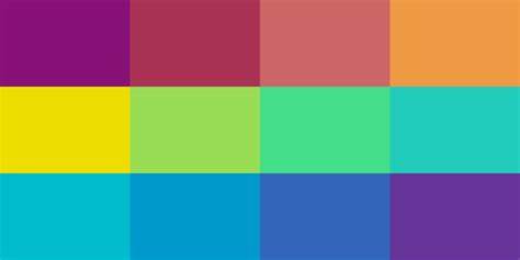 The 12-bit rainbow palette