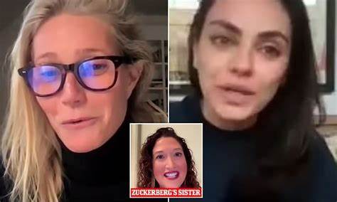 Gwyneth, Mila and Mark Zuckerberg's sister accused of gushing about crypto without explaining risks - Daily Mail