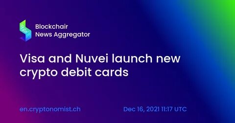 Visa and Coinbase kick off the new crypto debit cards - The Cryptonomist