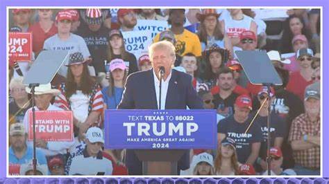 Donald Trump Hosts First 2024 Presidential Campaign Rally in Waco, Texas Transcript - Rev Transcripts