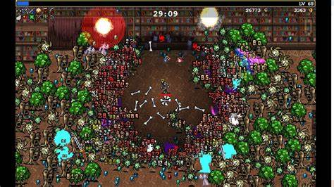 Blob Survival: A small chaotic vampire-survivors inspired game in C and raylib