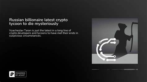 Russian billionaire latest crypto tycoon to die mysteriously - Protos