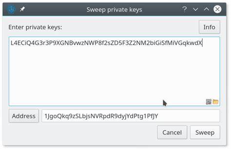 A utility to automatically sweep funds from private key BTC wallets to another address using Electrum