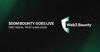 $50M Bounty Goes Live on Web3Bounty.io to Trace Misappropriated Funds Linked to FDT and Aria