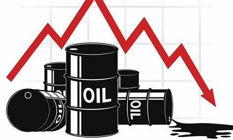 Oil prices fall and world share prices are mixed in thin holiday trading