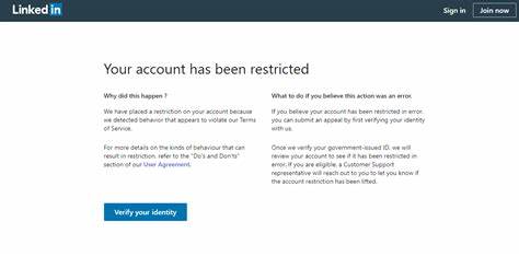 Tell HN: LinkedIn Banned Me Out of Nowhere While Raising