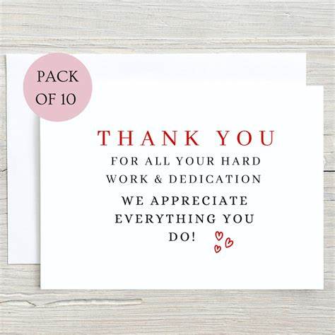 A Thank You, Where It's Due