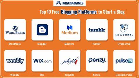 List of Blog Platforms
