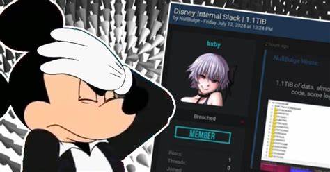 Hacker 'NullBulge' pleads guilty to stealing Disney's Slack data