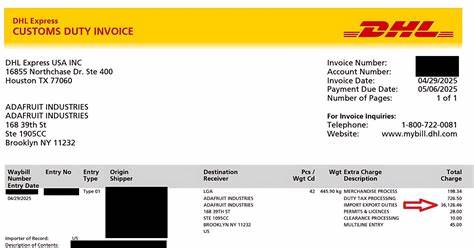 High tariffs become 'real' with our first $36K bill