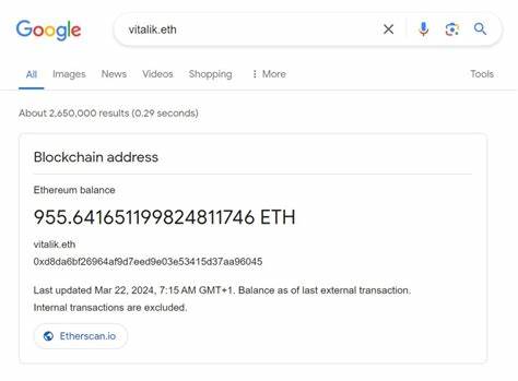 Google adding Ethereum Name Service data into search results through Etherscan - CryptoSlate