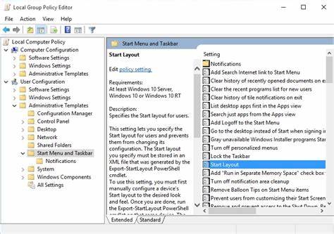 Setting Startup Policies