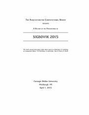 Sigbovik Conference Proceedings 2025 [pdf]