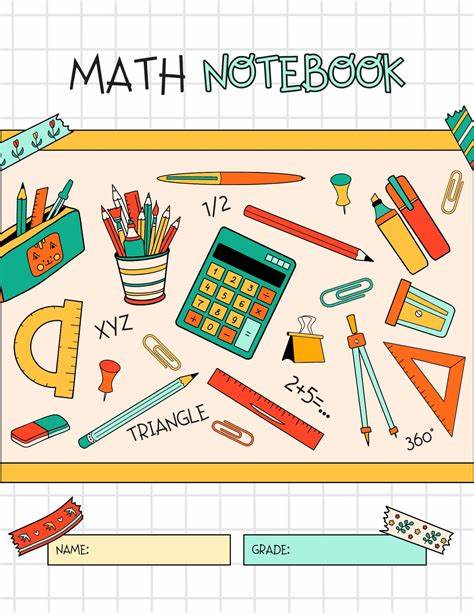 Math Machine – A notebook will show your kid how far they have travelled