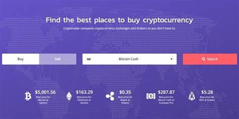 Cryptoradar Finds Best Prices Across Exchanges and Brokers - Bitcoin.com News