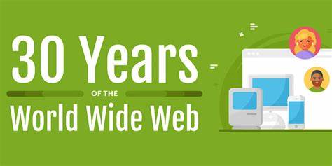 What was the worldwide web like 30 years ago?