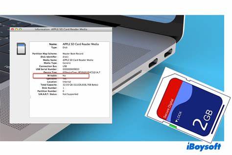 macOS SD Card Read Only Issues