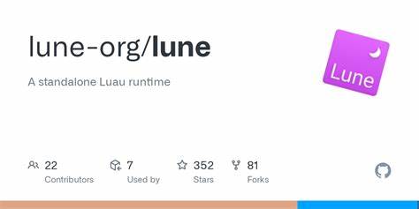 Lune (Rust-based Luau runtime) 0.9.0 released