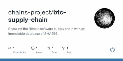 btc-supply-chain: the Bitcoin software supply chain database