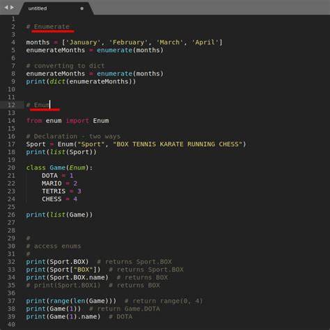 Python's Module Enum Overview