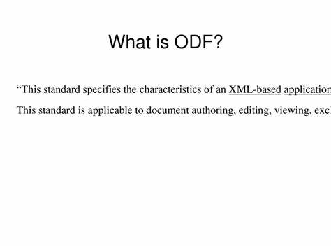 Germany committing to ODF and open document standards