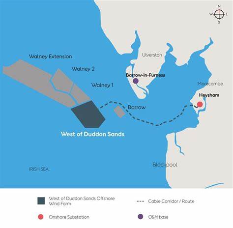 Ørsted divests 24.5% of West of Duddon Sands wind farm to Schroders Greencoat