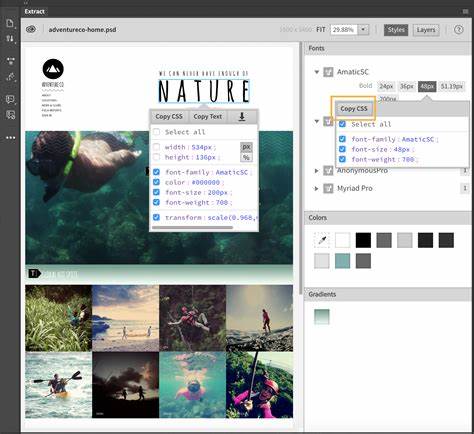 Extract color, fonts, assets and buttons from any website