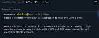 Steam game pulled from store after allegations of cryptocurrency mining - Polygon