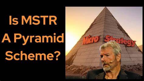 Is Microstrategy a Pyramid Scheme? [video]