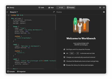GTK Blueprint – Experimental markup language and compiler for GTK 4 UI