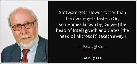 What Intel Giveth, Microsoft Taketh Away (2007)