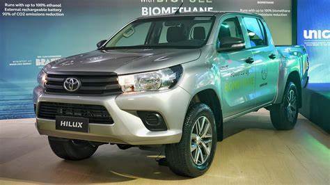 Toyota announces Brazil's first biomethane-powered Hilux pickup truck