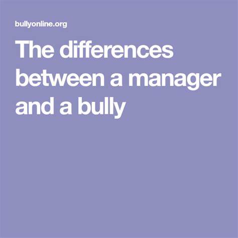 What’s The Difference Between Managing And Bullying