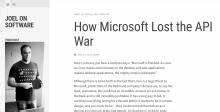 How Microsoft Lost the API War (2004)