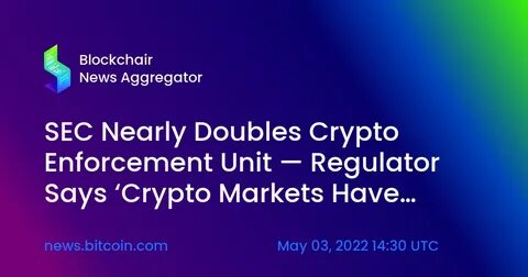 Good News for Crypto? US SEC to Scale Back Its Enforcement Division - CryptoPotato