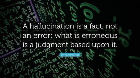 Hallucinations are not the same as errors
