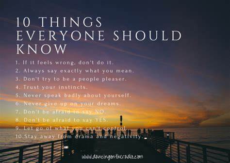 10 Things To Know