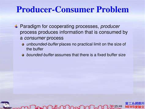The producer consumer problem of life