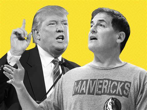 A history of Donald Trump and Mark Cuban's 'love-hate relationship'