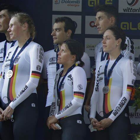 Radsport-EM: Silber für deutsche Mixed-Staffel
