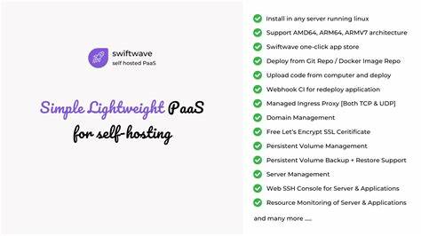 Swiftwave: Self-hosted lightweight PaaS solution to deploy and manage your apps