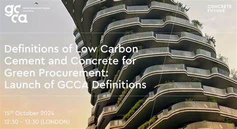 GCCA introduces global Low Carbon Ratings system for cement and concrete