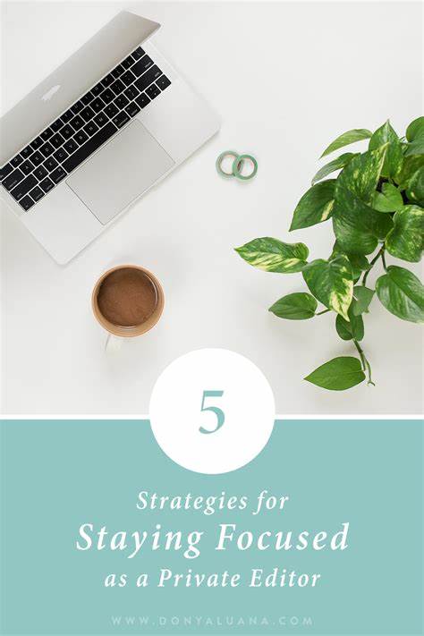 What are the most effective strategies for staying focused on a photography project?