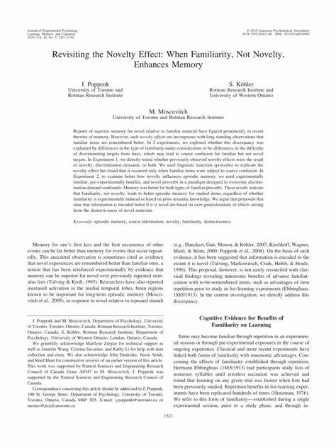 Both novelty and familiarity affect memory