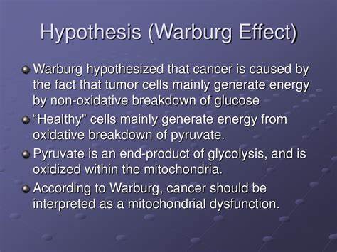 The Warburg hypothesis and emergence of mitochondrial metabolic theory of cancer