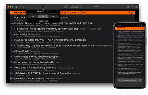 Hacker News Dark Mode (Chrome Extension)