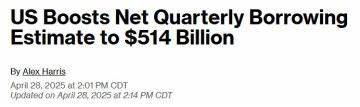 US Boosts Net Quarterly Borrowing Estimate to $514 Billion