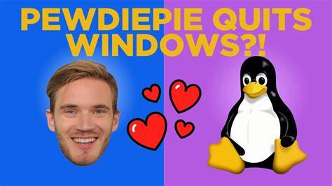 Pewdiepie – I installed Linux (so should you) [video]